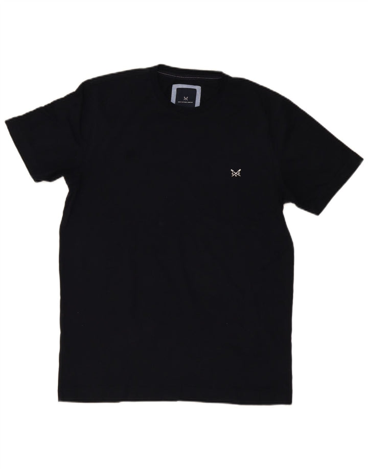 Crew Clothing Męski T-shirt Top Średni Granatowy Bawełna
