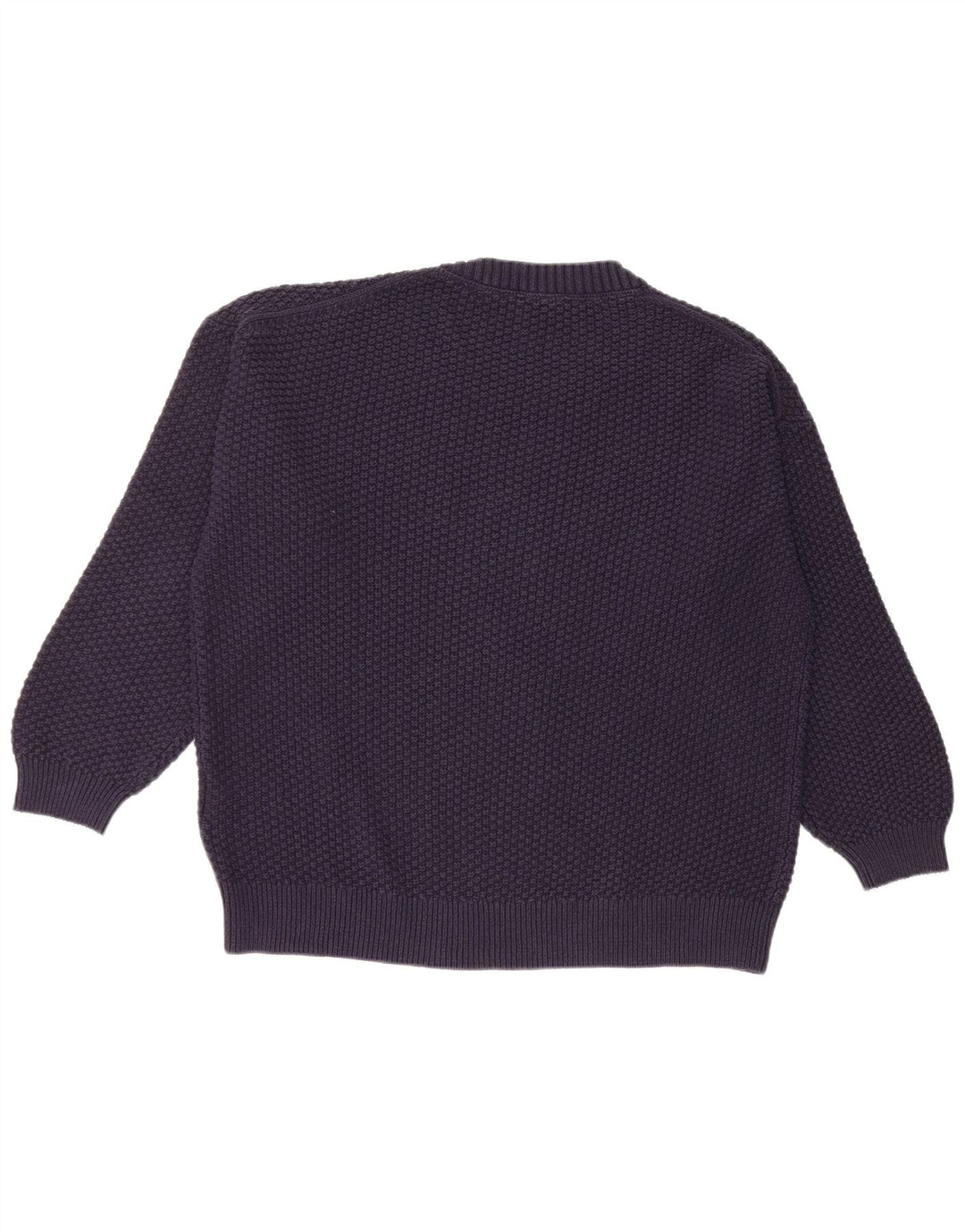 Męski sweter Gant z okrągłym dekoltem, duży, granatowy, bawełniany