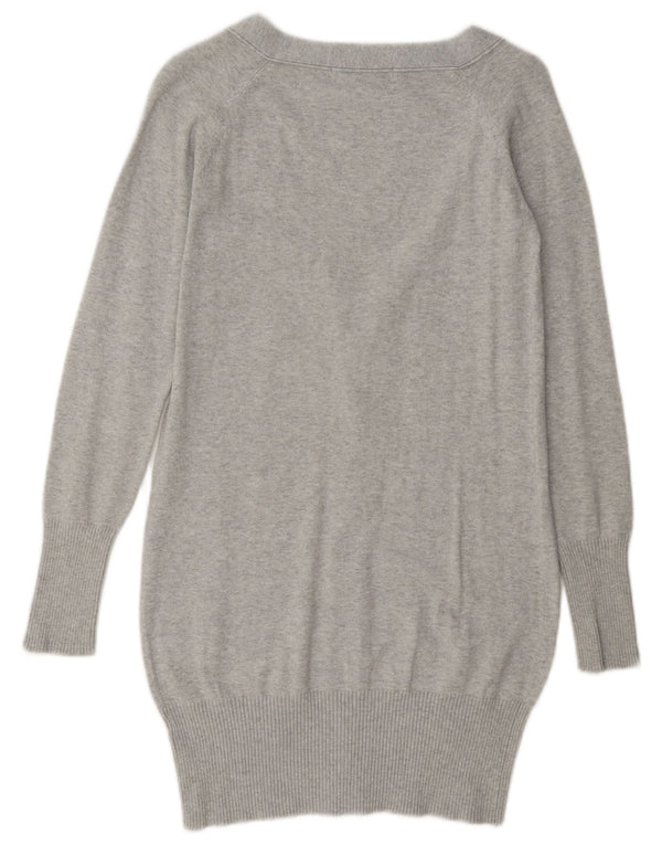 Sweter damski Zara Cardigan UK 10 Small, szary, bawełniany