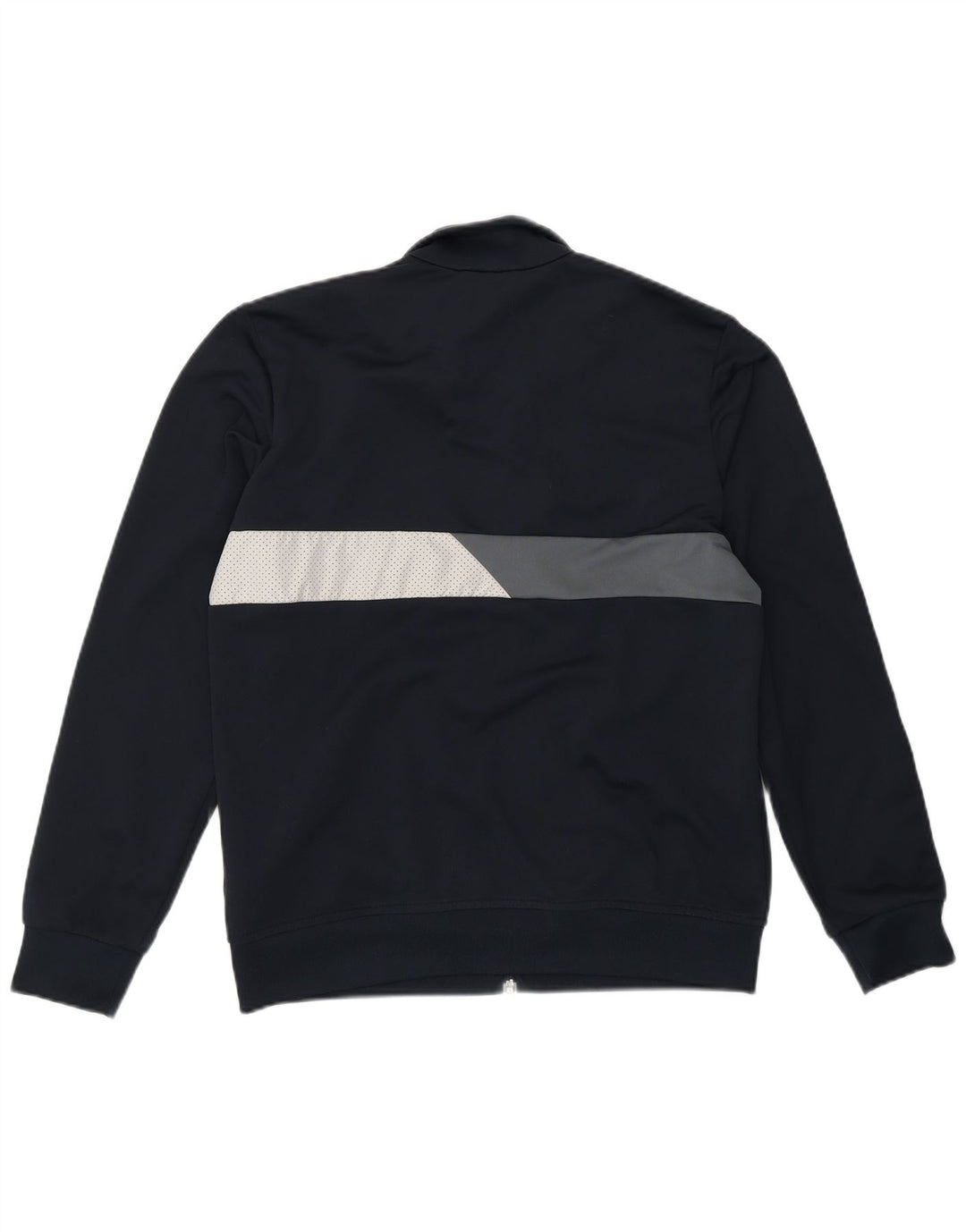 Chłopięca kurtka dresowa Adidas 13-14 lat, granatowa, z blokami kolorów