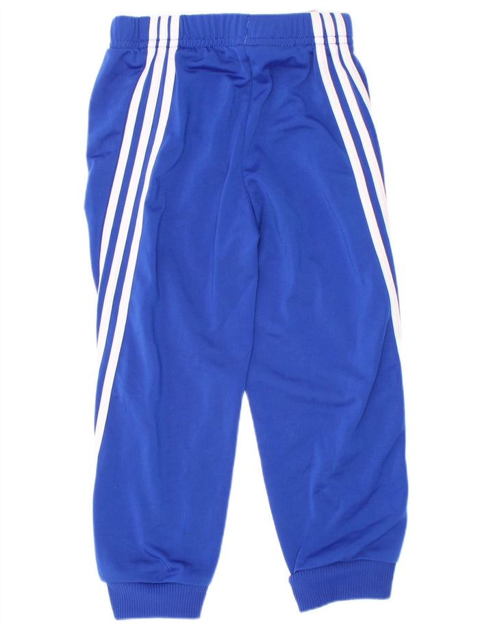 Adidas Chłopięce Spodnie Dresowe Joggery 2-3 Lat Niebieski Poliester
