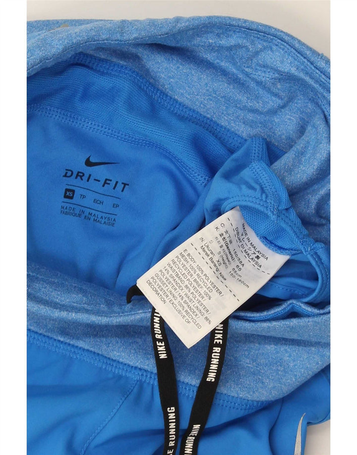 Damskie spodenki sportowe Nike Dri Fit UK 4 XS Niebieski poliester