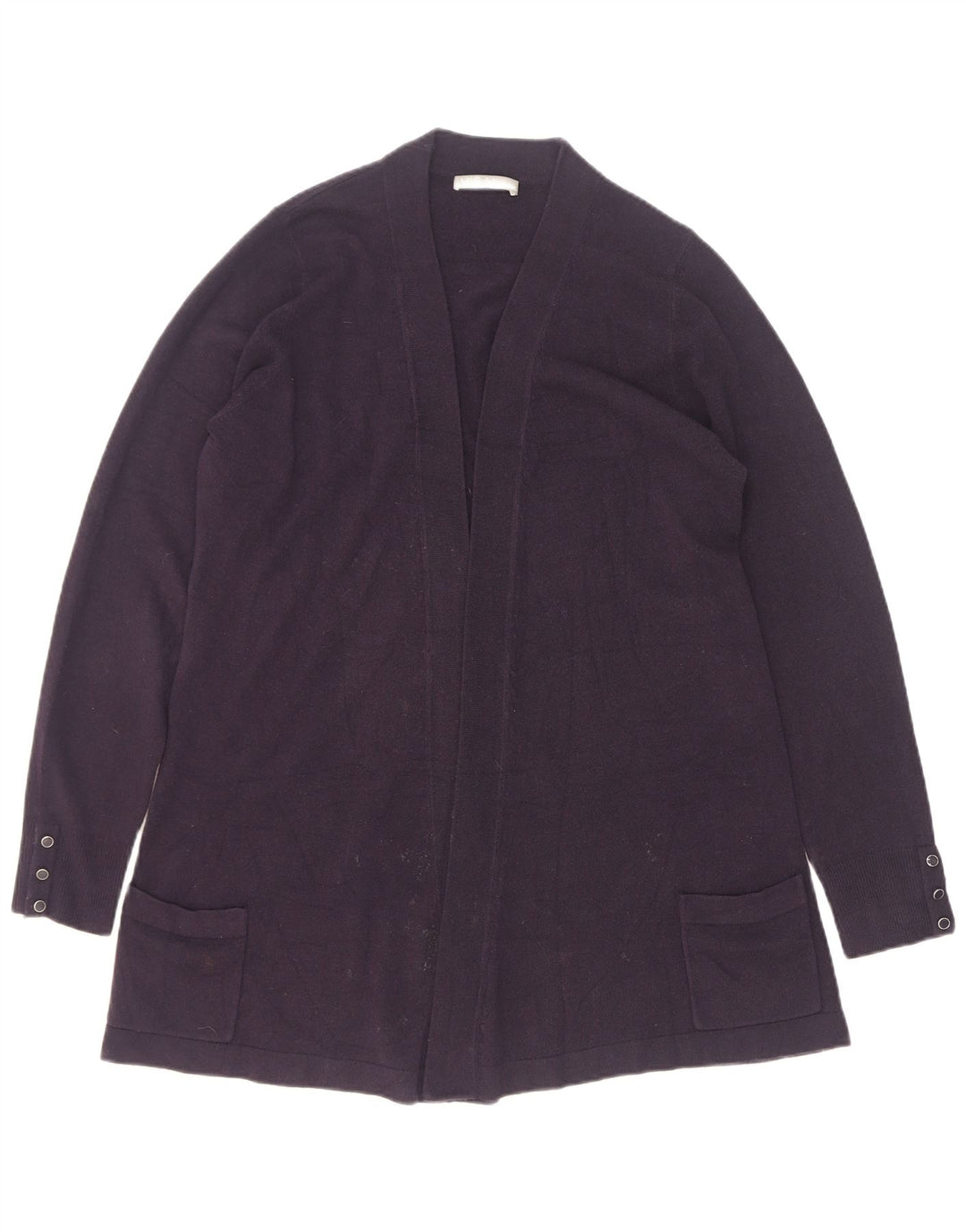 Marks & Spencer Damski sweter o przedłużonym fasonie, UK 12, średni granatowy