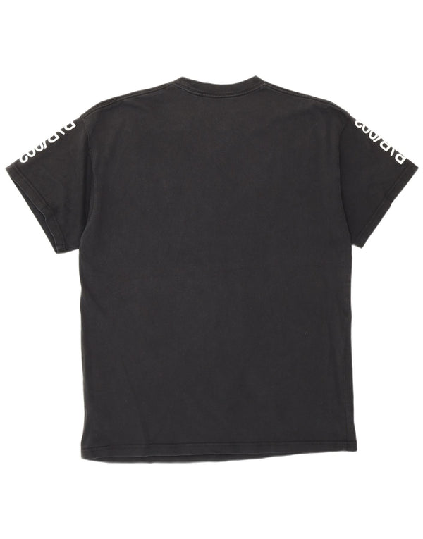 Męski T-shirt z grafiką Nike, średni czarny, bawełniany