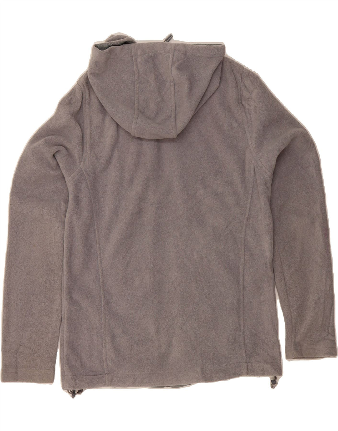 NEW BALANCE Womens Hooded Fleece Jacket UK 10 Small Grey Polyester Vintage New Balance and Second-Hand New Balance from Messina Hembry 