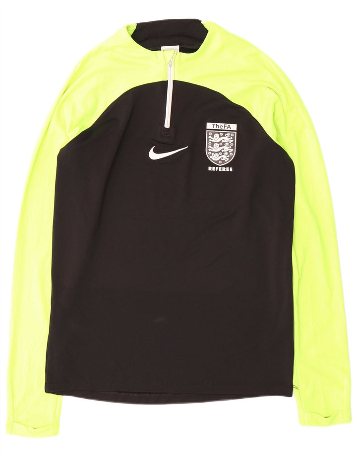 Męska koszulka z grafiką Nike The FA Referee z długim rękawem i małym czarnym blokiem kolorów