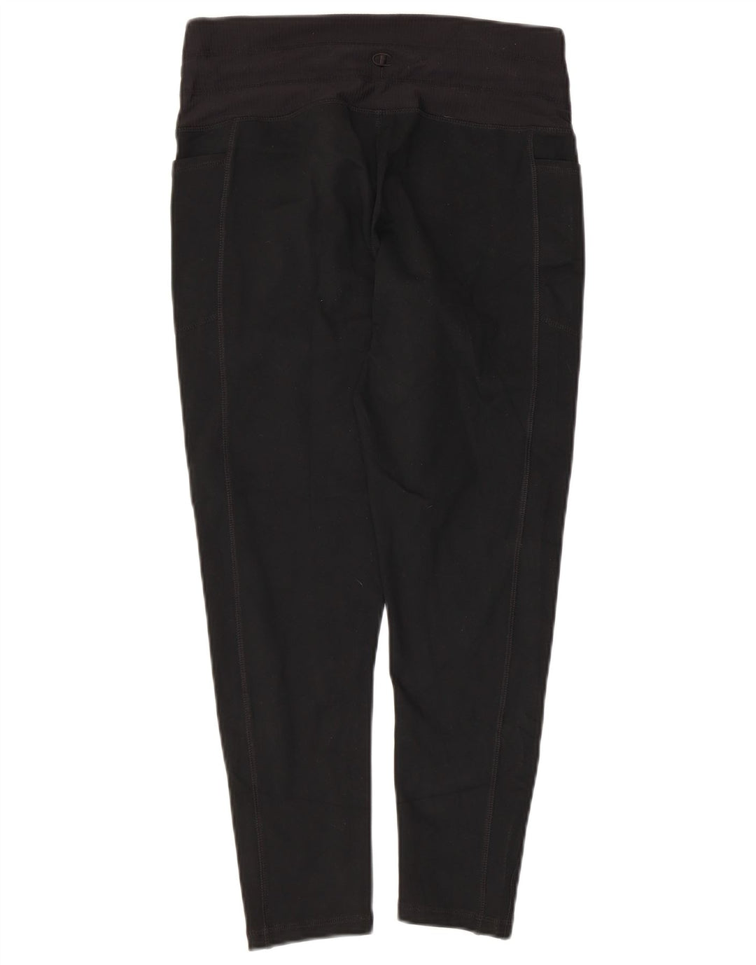 Damskie legginsy Capri CHAMPION UK 14, duże, czarne, poliestrowe