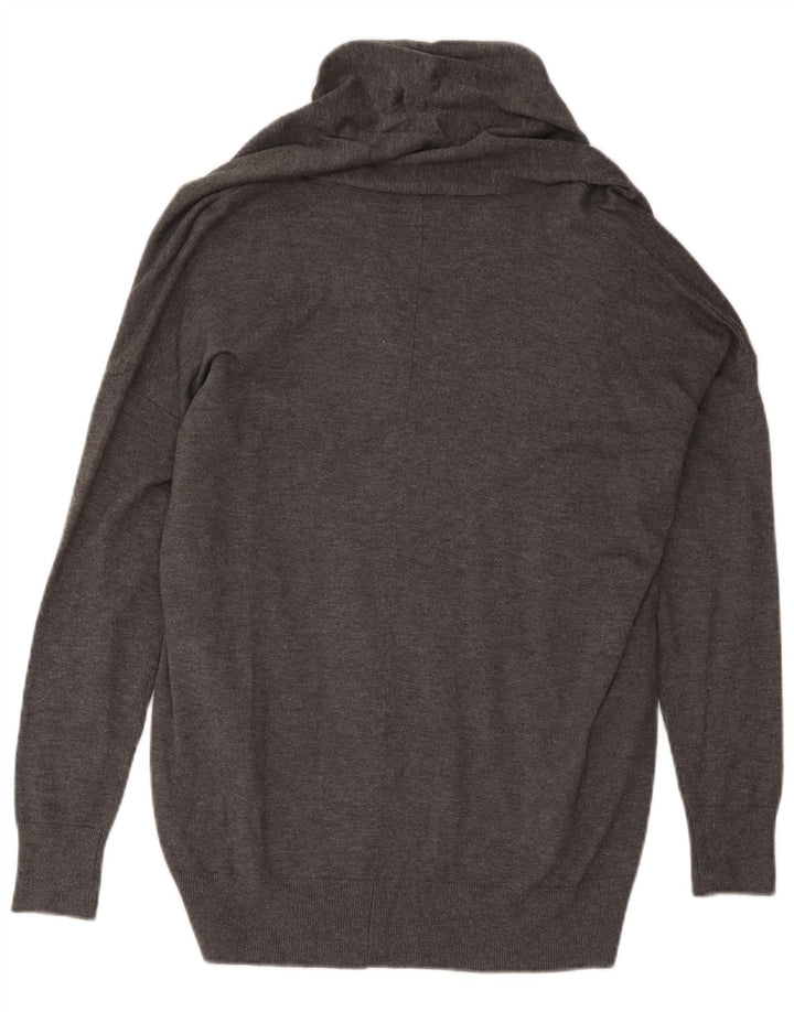 Damski sweter oversize Zara UK 16 Large, szara wiskoza