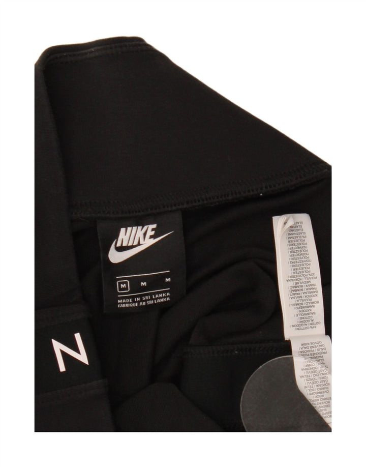 Damskie legginsy Nike Graphic Crop UK 14, średnia czarna bawełna