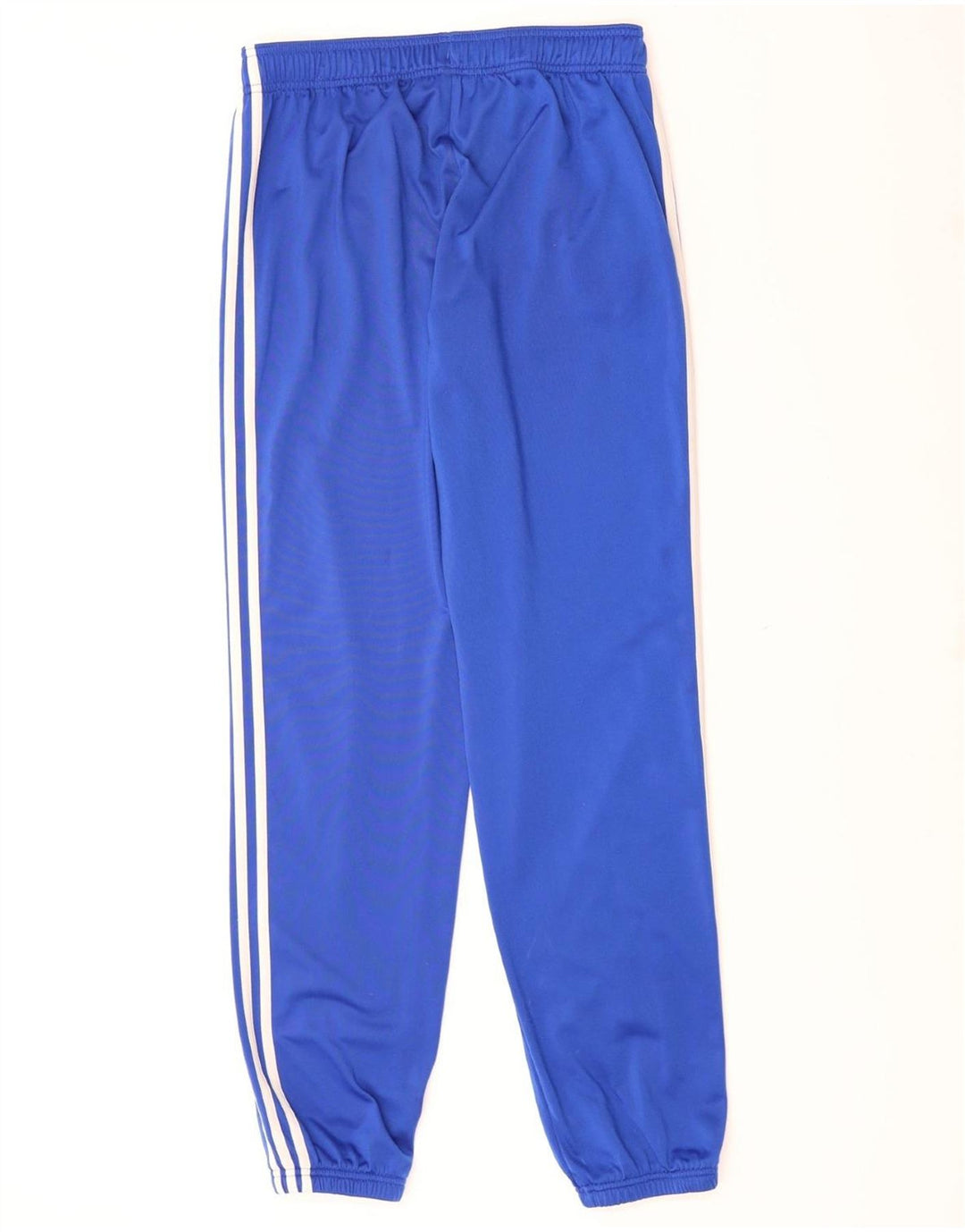 ADIDAS Boys Tracksuit Trousers Joggers 15-16 Years Blue Polyester