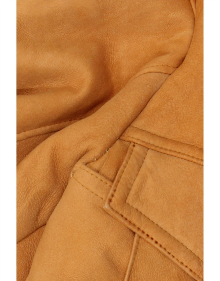 Vintage męska kurtka Shearling UK 40 Large Beige Shearling