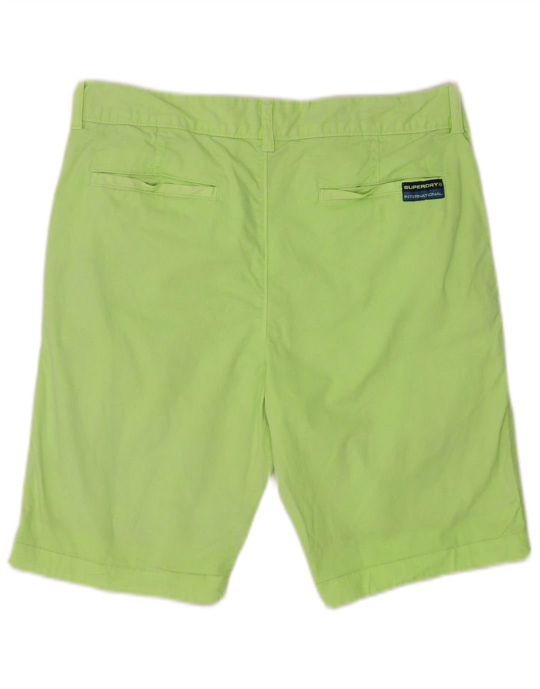 Męskie spodenki chino Superdry małe W29, zielone, bawełniane