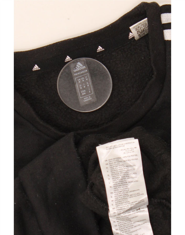 Męska bluza ADIDAS, sweter, średni czarny poliester