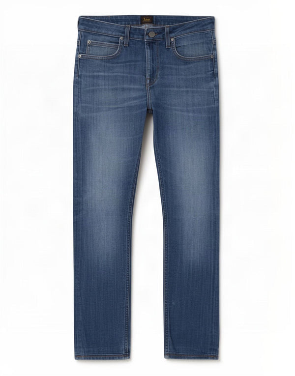Damskie jeansy Lee Malone Slim W30 L26 Niebieskie bawełniane