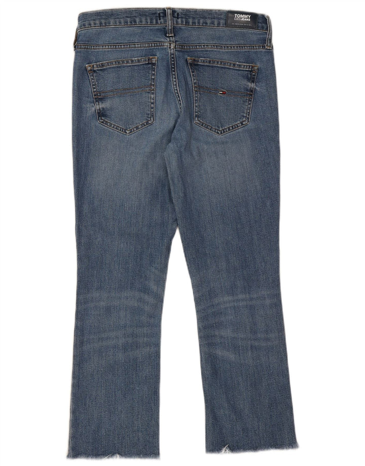 Damskie jeansy Bootcut Tommy Hilfiger Mid Rise W29 L25 Niebieska bawełna