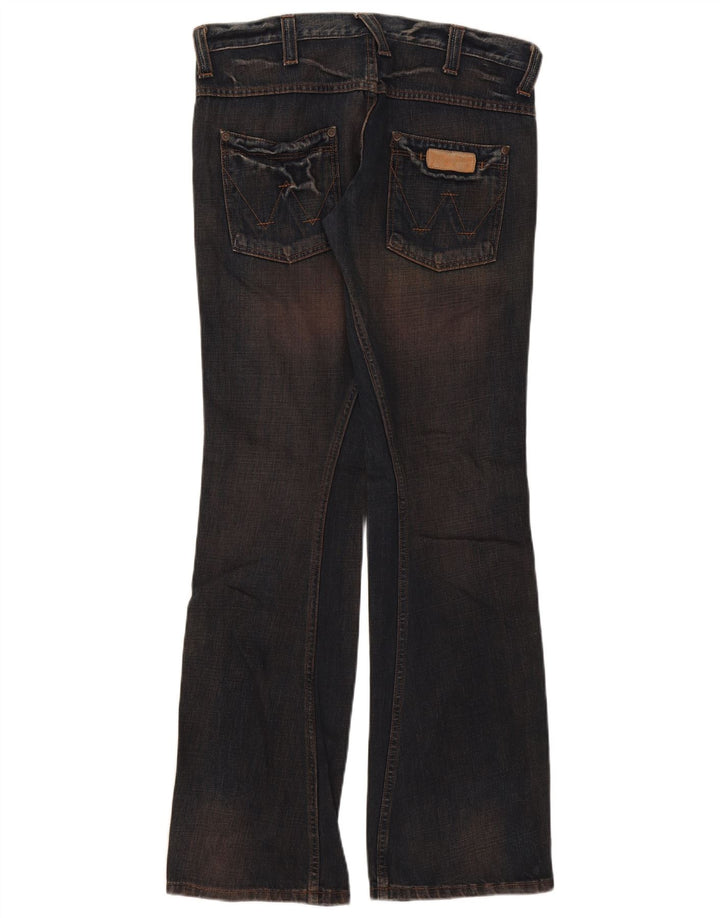 Męskie jeansy Wrangler Sharkey Bootcut W32 L34 Granatowa bawełna