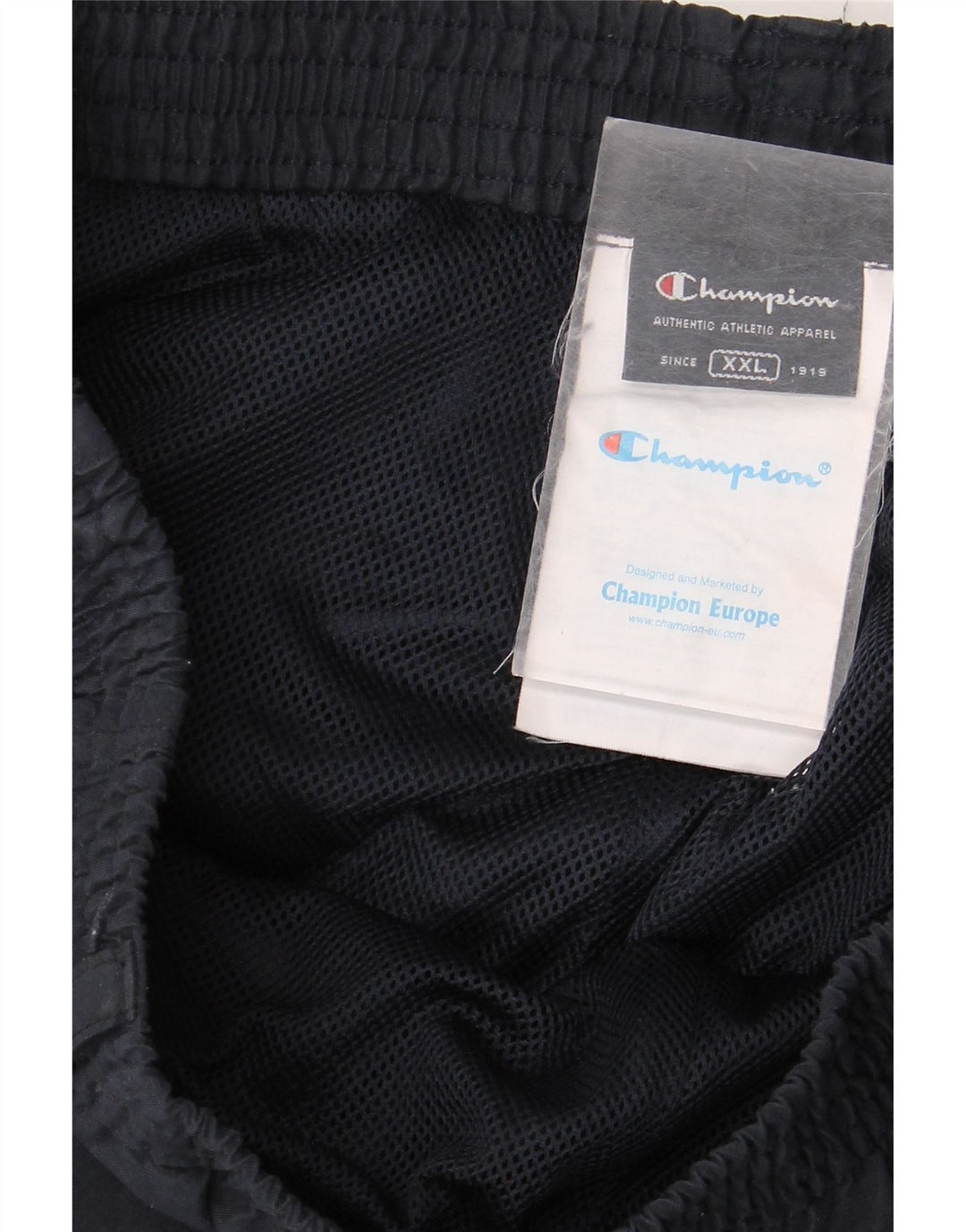 Męskie spodnie dresowe Champion, 2XL, granatowe, poliestrowe