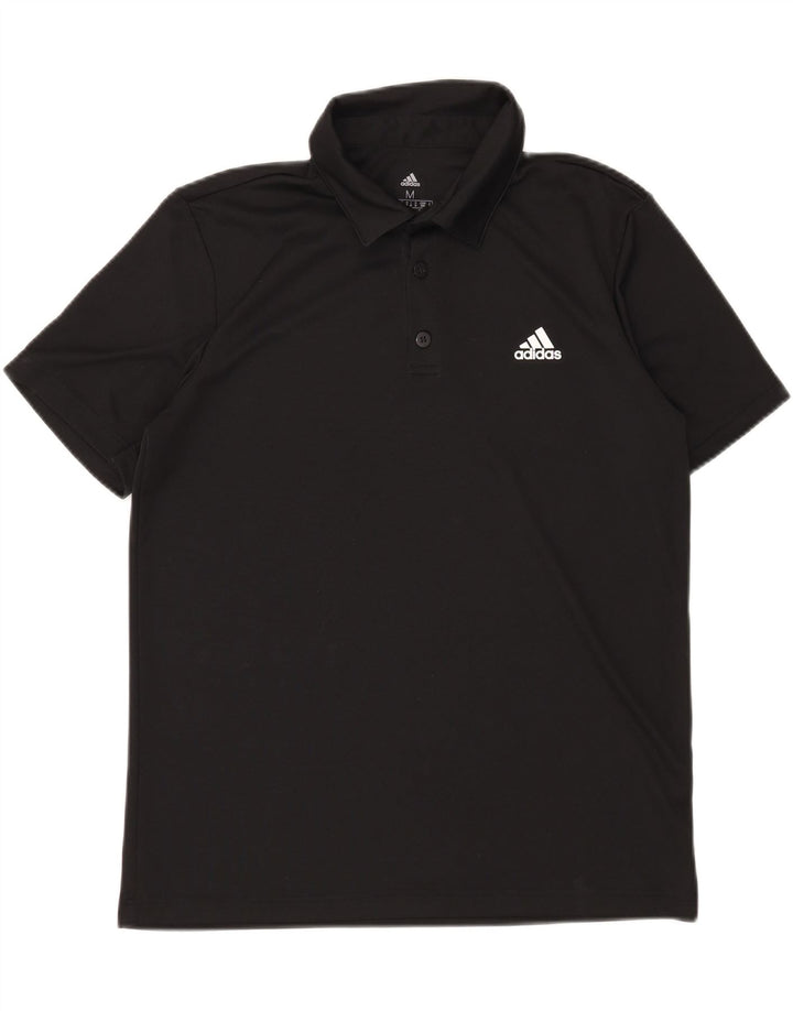 Męska koszulka polo Adidas Aeroready, średni czarny poliester