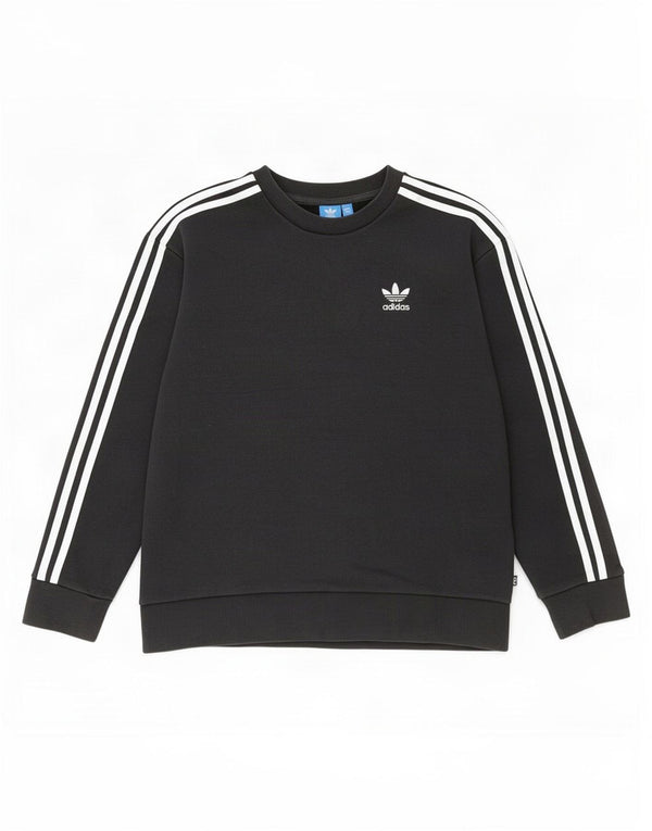 Damska bluza oversize Adidas Jumper UK 8 Mała czarna bawełna