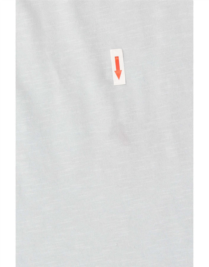 Męski T-shirt z grafiką Fat Face, duży, niebieski, bawełniany