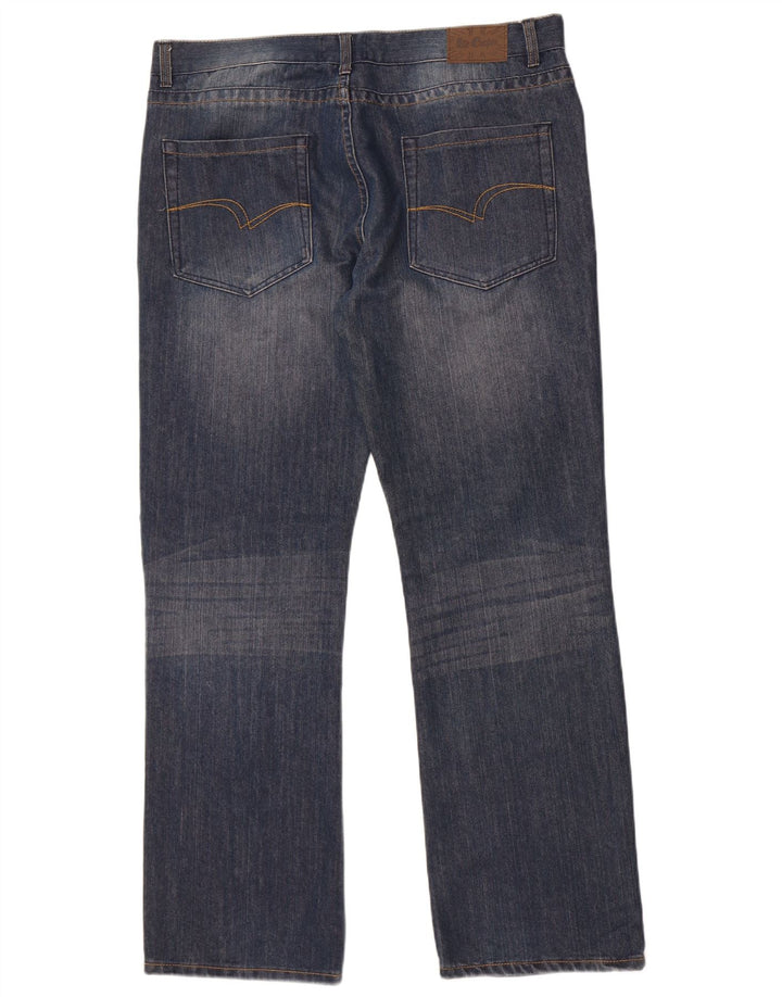 Męskie proste dżinsy Lee Cooper W36 L32, niebieskie, bawełniane
