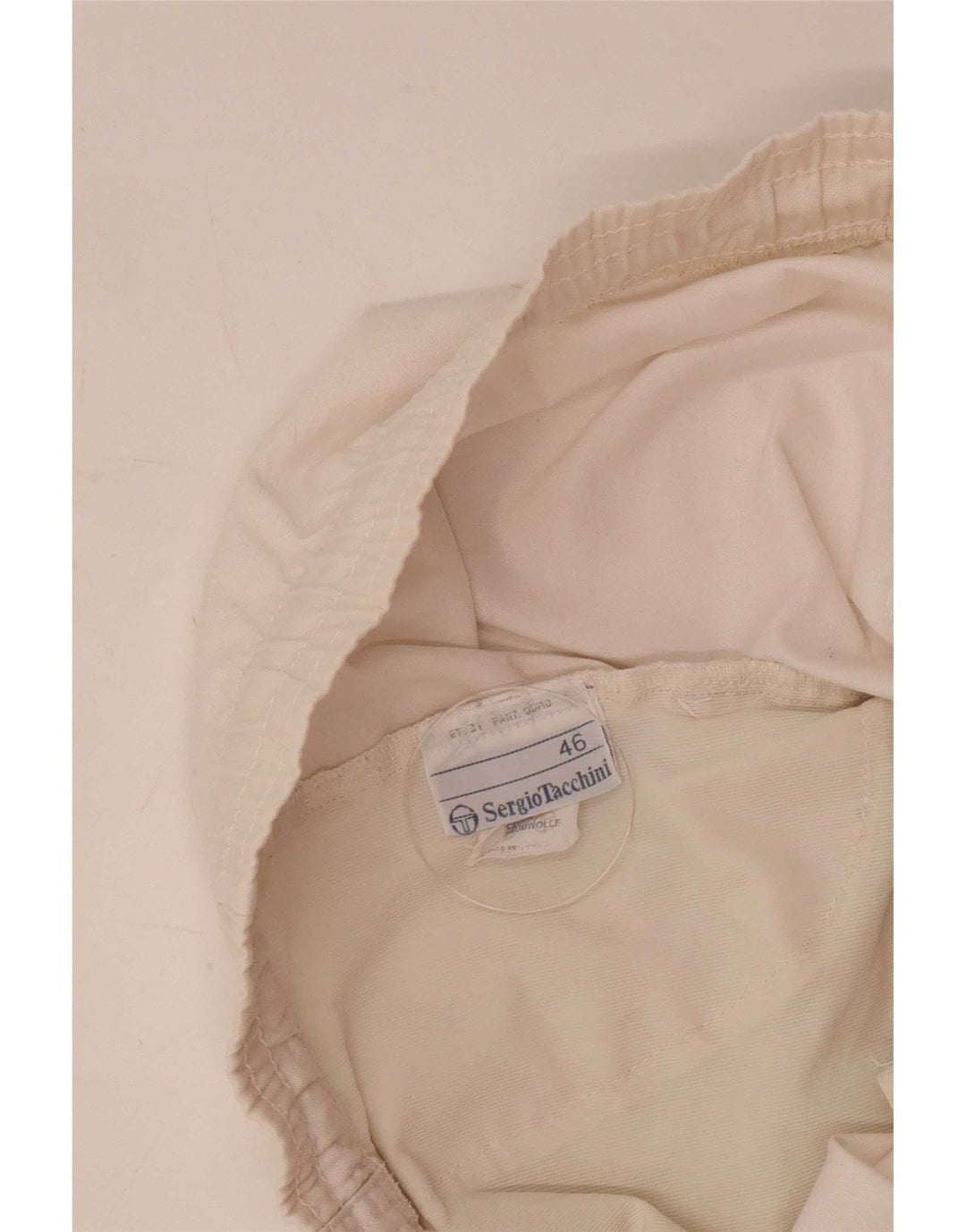 Męskie spodenki sportowe Sergio Tacchini IT 46 Small White Polyester