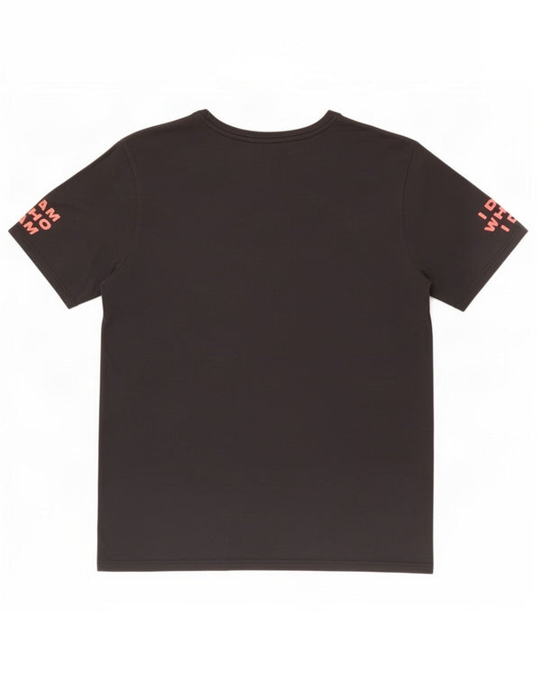 Męski T-shirt Nike Dri Fit z grafiką, średni czarny
