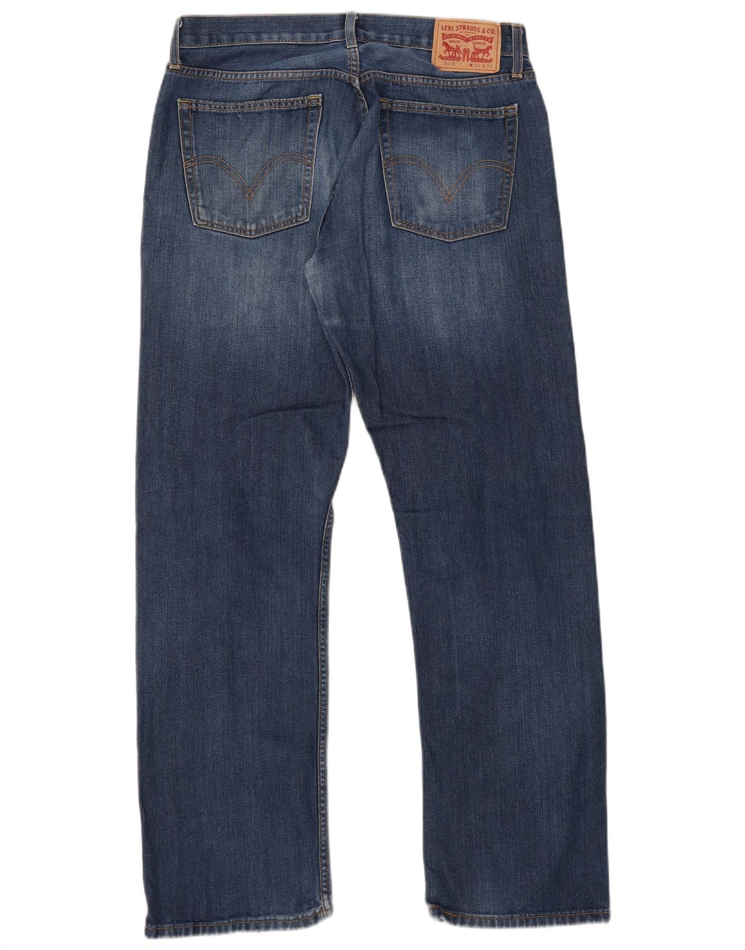 Męskie jeansy Levi's 514 Straight W36 L34 Niebieskie bawełniane