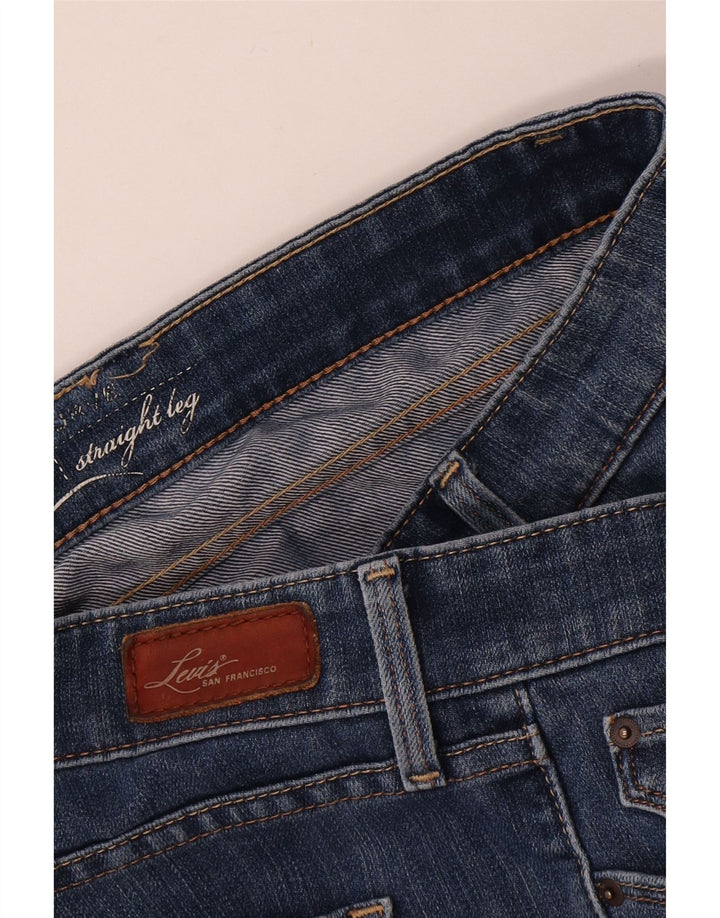 Damskie proste dżinsy LEVI'S W32 L31 niebieskie
