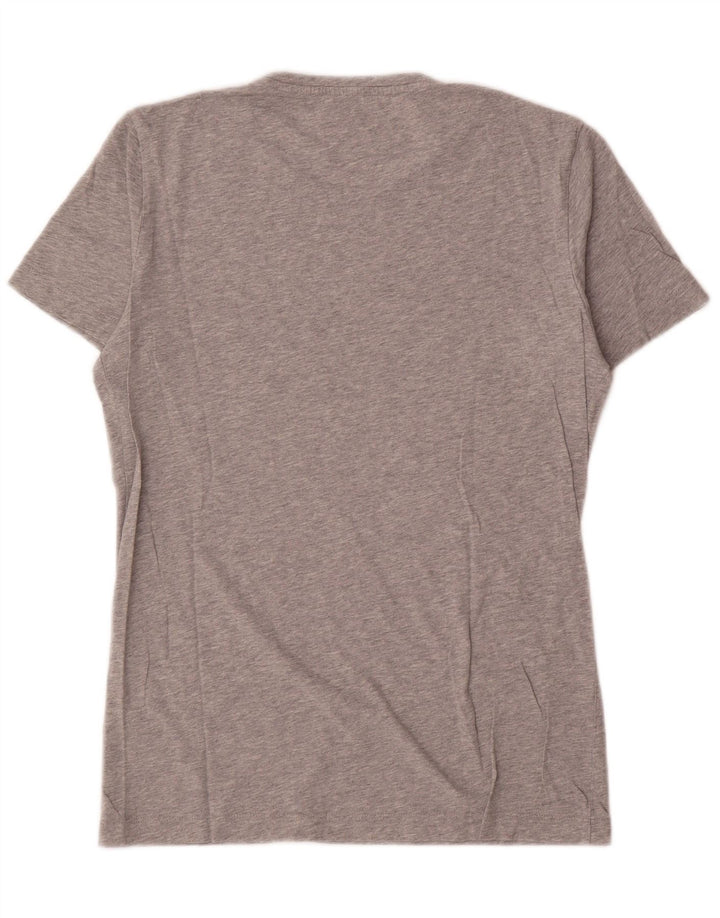 Męski T-shirt z grafiką Calvin Klein Jeans, średni szary, nakrapiany