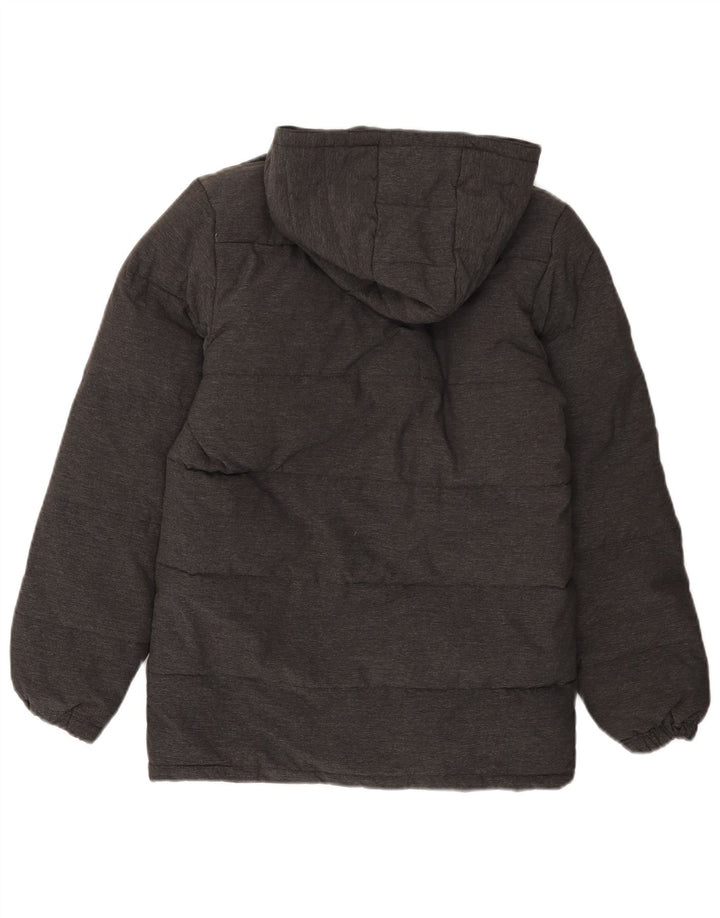 Chłopięca wyściełana kurtka z kapturem i kapturem Lyle & Scott 14-15 lat, szary nylon