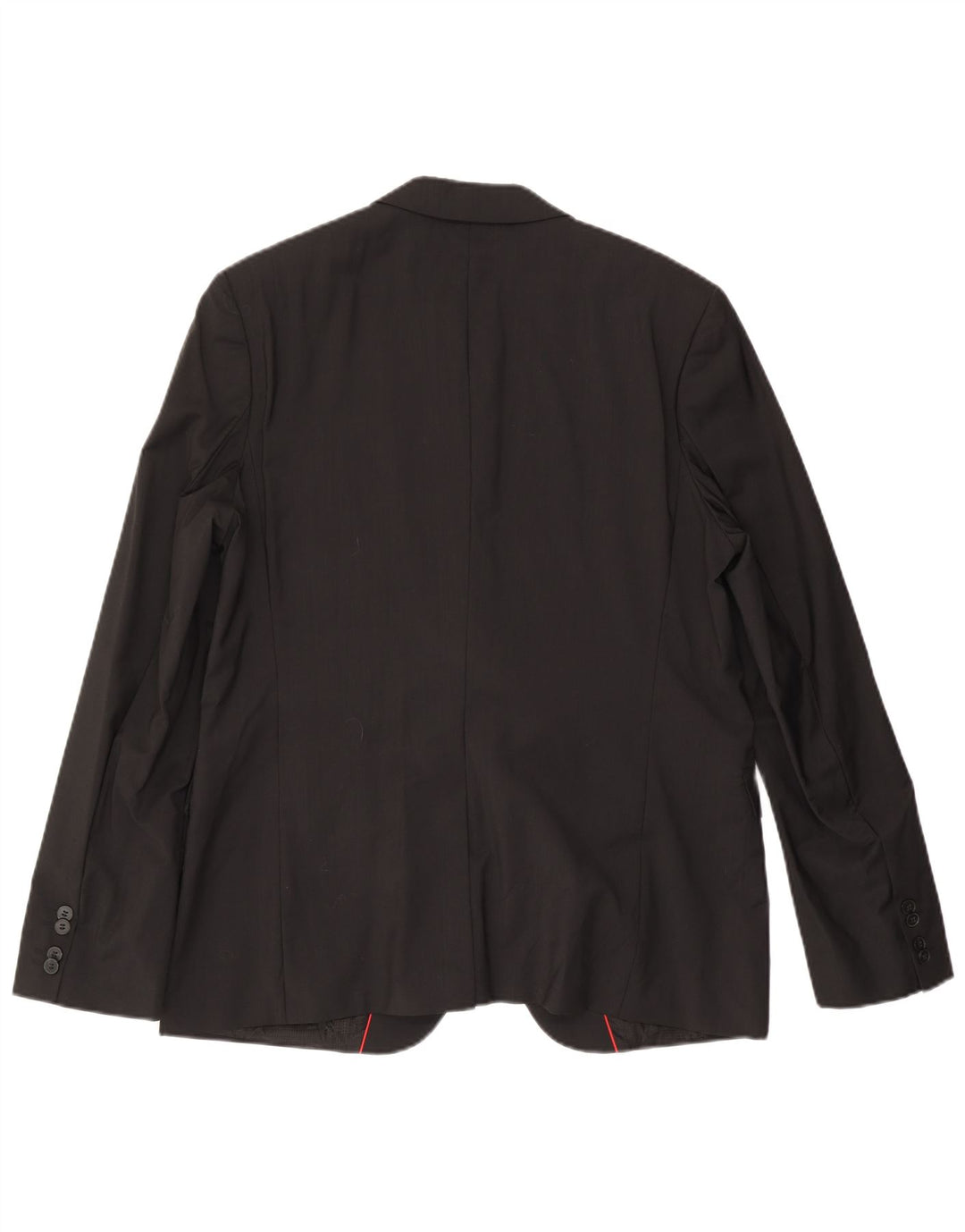 Męska marynarka zapinana na 2 guziki HUGO BOSS EU 56 3XL Czarna wełna