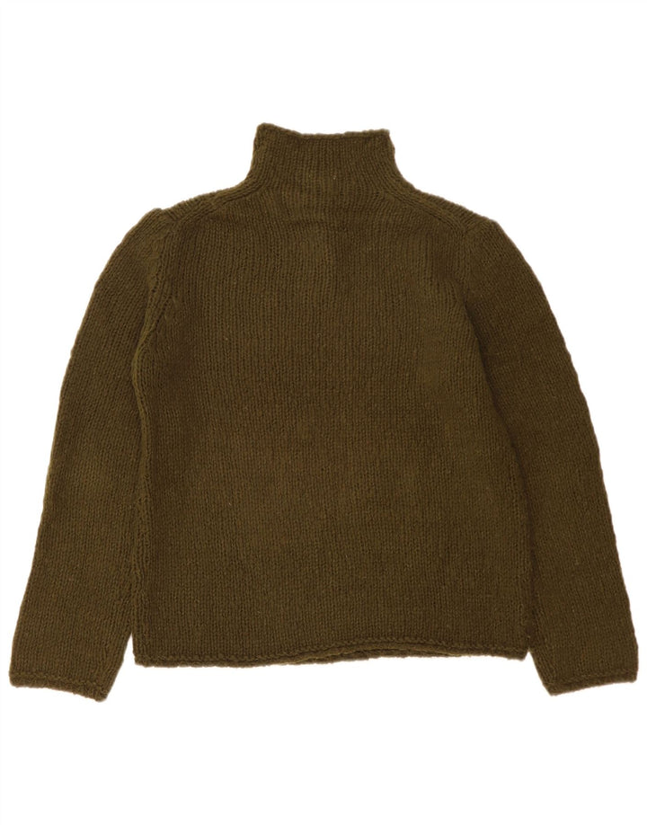 Damski sweter zapinany na guziki Henry Cottons IT 46, duża wełna khaki
