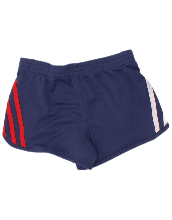 Spodenki sportowe Adidas dziewczęce 4-5 lat granatowe, poliestrowe
