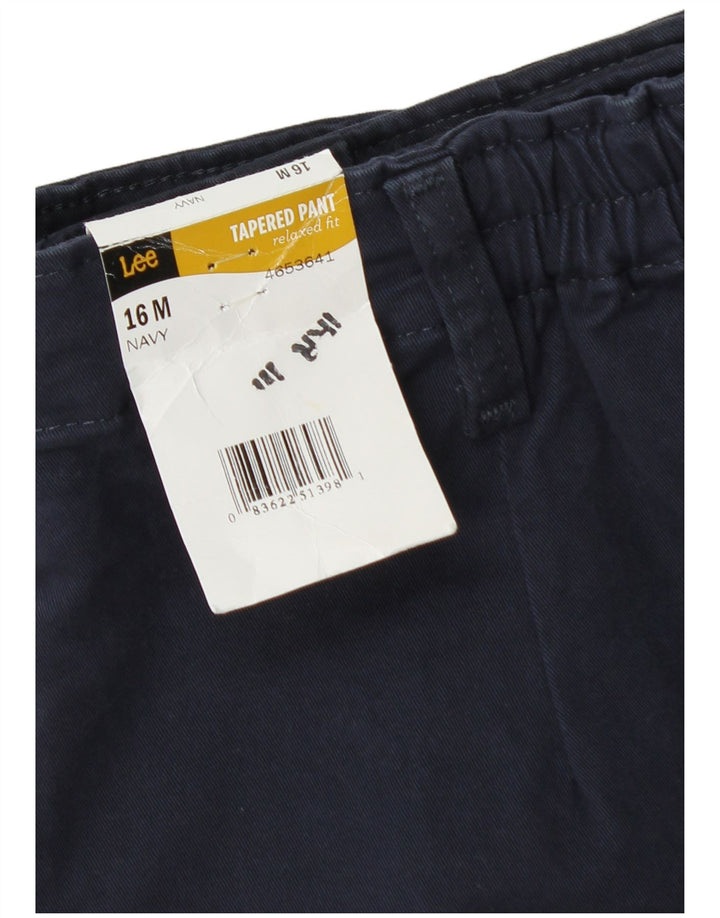 Spodnie damskie Lee Pegged Chino US 16 2XL W36 L30 Granatowa bawełna