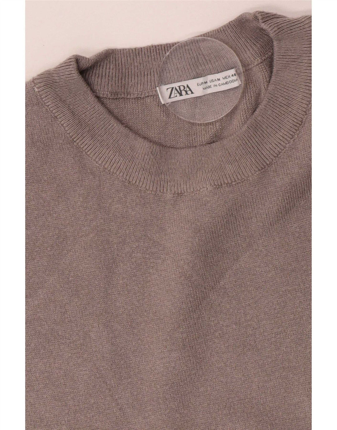 T-shirt męski Zara, średni szary