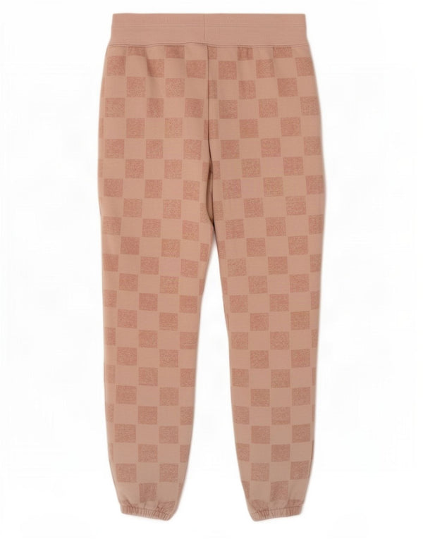 Damskie spodnie dresowe Gap Graphic Joggers UK 6 XS Różowa, geometryczna bawełna