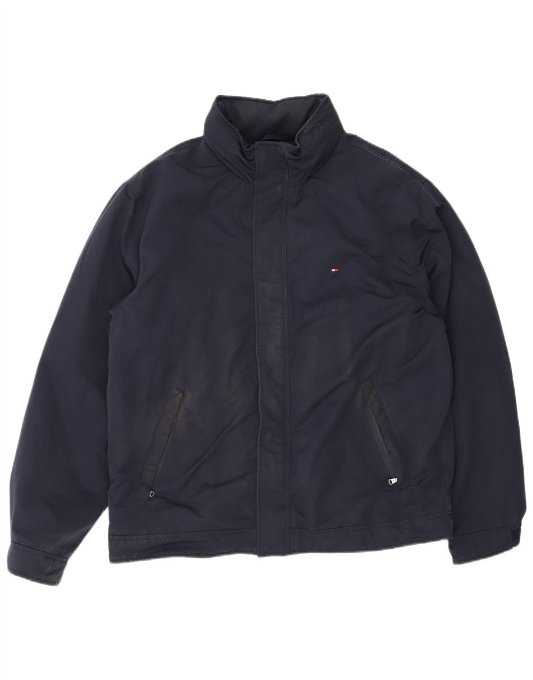 Męska kurtka bomberka Tommy Hilfiger UK 42 XL, granatowa, poliester