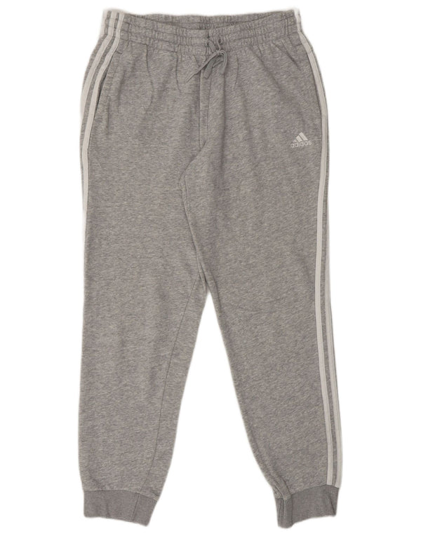 Damskie spodnie dresowe Adidas Joggers UK 16/18 Duże, szare, bawełniane