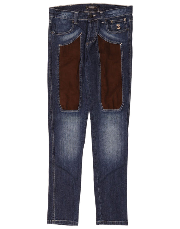 Jeansy damskie Jeckerson IT 44 Medium W32 L31 Niebieski blok kolorów