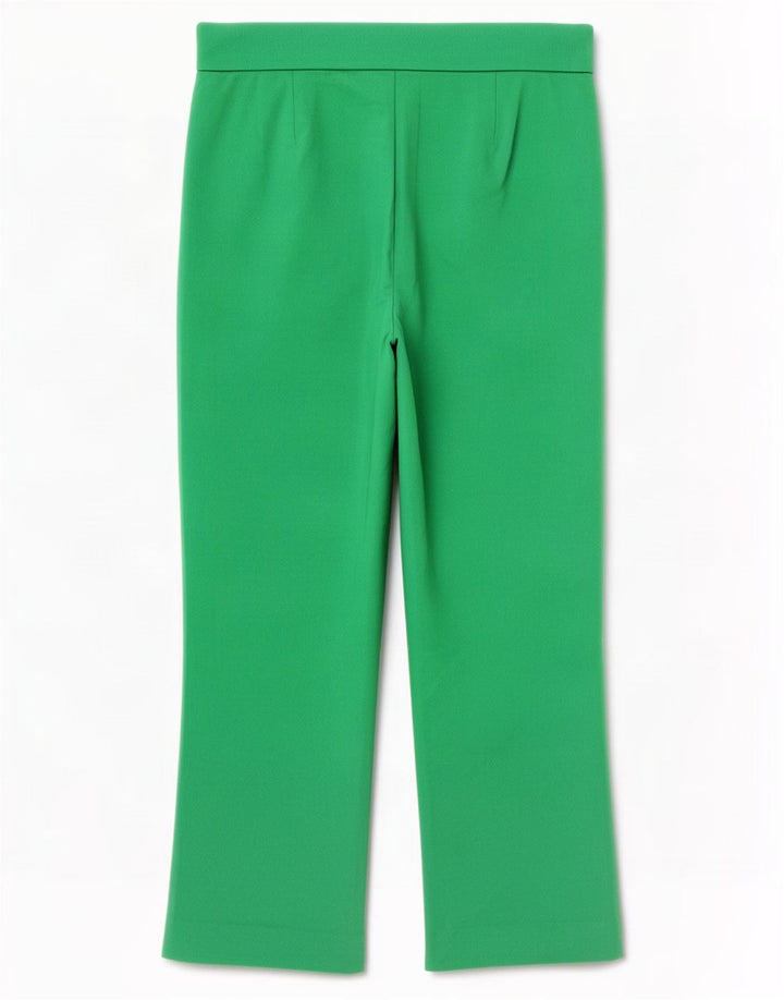 Spodnie damskie Zara Capri małe W26 L22 zielone