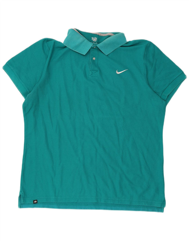 Damska koszulka polo Nike UK 18 XL Turkusowa