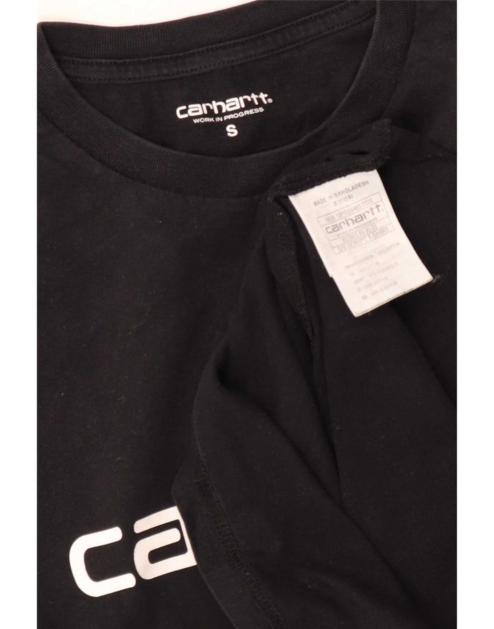 Męski T-shirt z grafiką Carhartt, mały, czarny, bawełniany