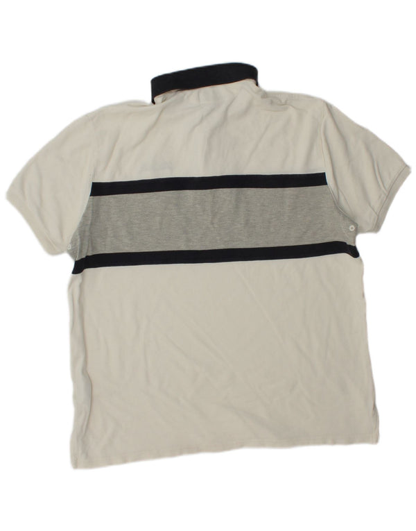 POLO RALPH LAUREN Męska koszulka polo o dopasowanym kroju, duża, bawełniana w białe paski