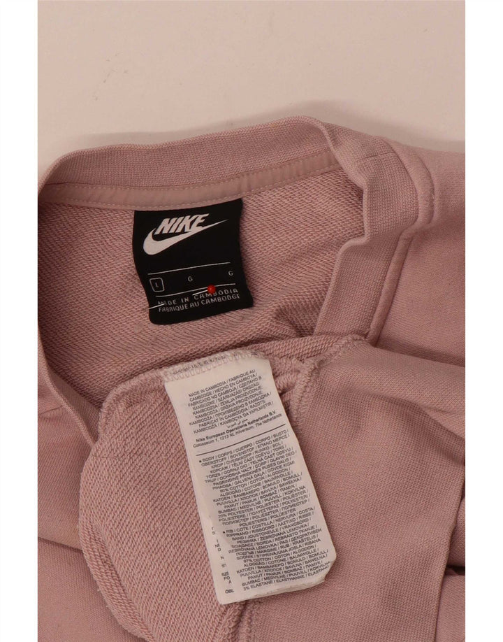 Damska bluza dresowa Nike UK 16, duża, różowa, bawełniana