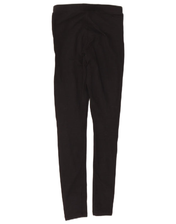 Damskie legginsy Adidas Graphic UK 8 Small, czarne, bawełniane