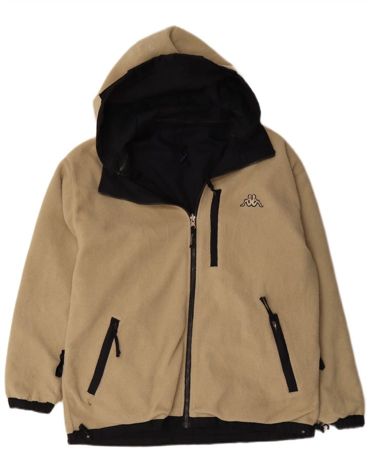 Dwustronna kurtka męska z kapturem Kappa UK 36, mała granatowa