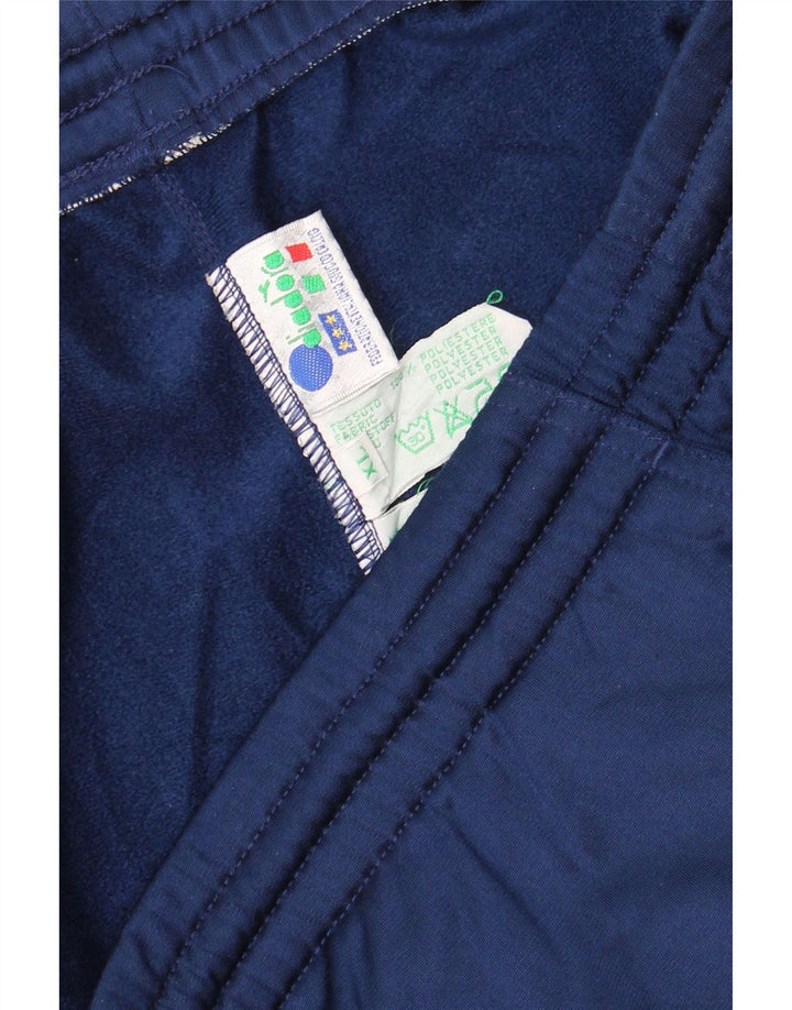 Męskie spodnie dresowe Diadora XL, granatowe, poliestrowe