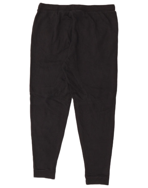 Damskie spodnie dresowe Fila Graphic Joggers UK 14, duże, czarne, bawełniane
