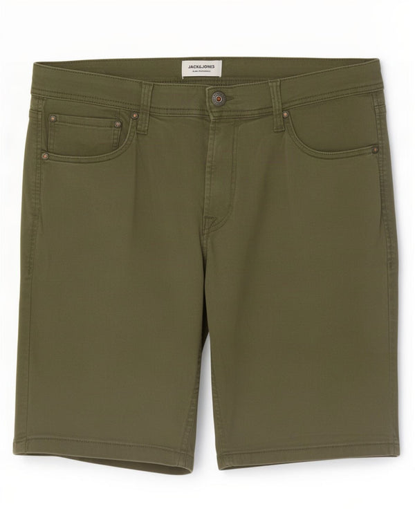 Męskie spodenki codzienne Jack & Jones XL W38, zielone, bawełniane